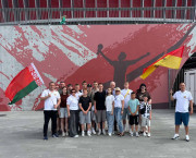 The National Football Stadium is open. The residents of Gorodok couldn't miss this historic event