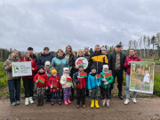 Работники и семьи детского сада №2 г. Городка присоединились к республиканской акции «Дай лесу новае жыццё!», высадив саженцы елей в питомнике Городокского лесхоза