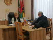 Личный прием граждан провела председатель райисполкома Ирина Полякова