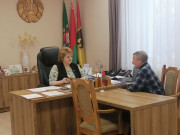 Председатель райисполкома Ирина Полякова провела личный приём граждан