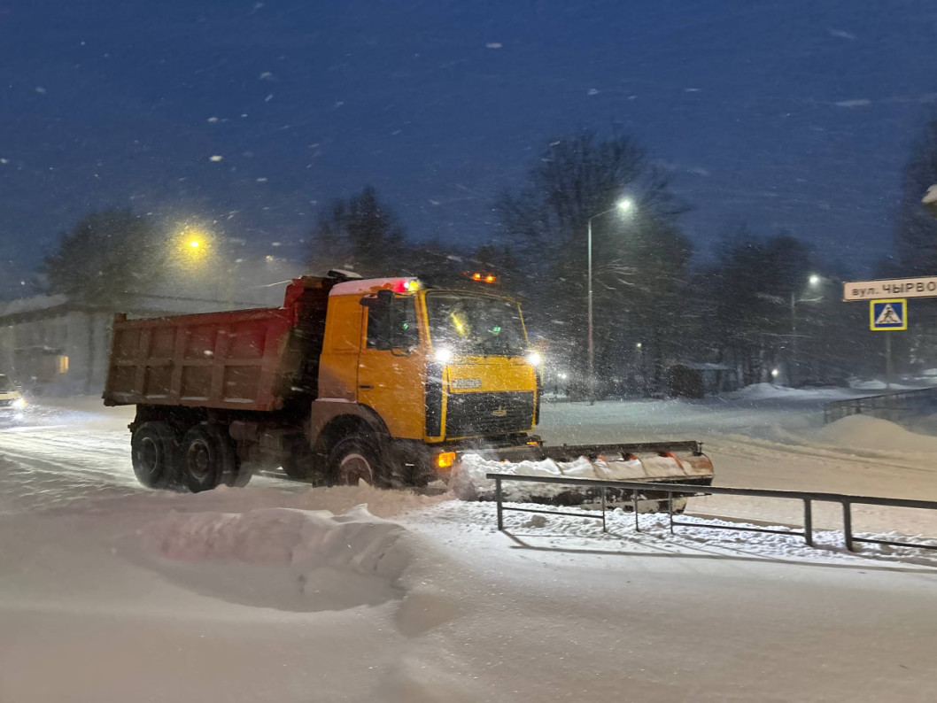 На Городокщине активно ведутся работы по уборке снега